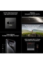 Apple iPhone 15 Pro Max 1 TB Beyaz Titanyum