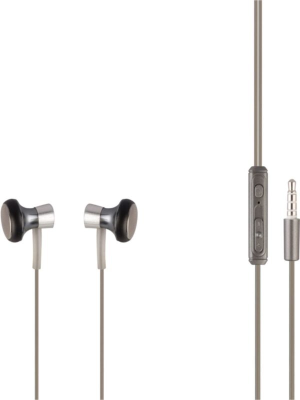 MF PRODUCT 0153 Mikrofonlu Kablolu Kulak Içi Kulaklık Gümüş