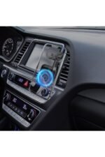 MF PRODUCT MFB107 Izgara Girişli 360 Derece Dönen Başlıklı Araç İçi Manyetik Telefon Tutucu Siyah