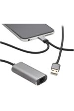 MF PRODUCT Gri Shift 0494 Lightning To Ethernet Dönüştürücü