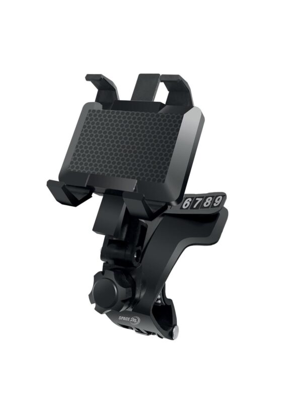 Space24 SP117 Numaratörlü 360 Derece Dönebilen Başlık Araç İçi Telefon Tutucu Siyah