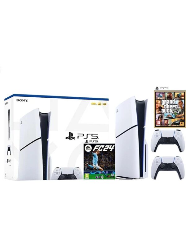 Sony Playstation 5 Slim Cd Edition Uyumlu 2. Dualsense Ps5 Kol Fifa Fc 24 Gta 5