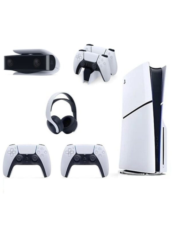 Sony Playstation 5 Slim Standart Edition 1TB+ 2.DualSense +3D Kulaklık + Şarj+Kamera(İthalatçı Garantili)